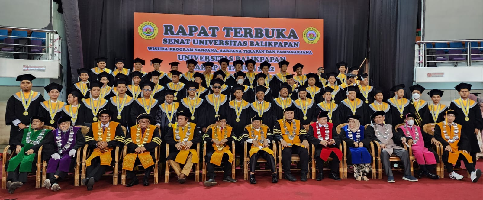 Rapat Terbuka Senat Universitas Balikpapan Wisuda Program Diploma, Sarjana, Pasca Sarjana Tahap II tahun 2022